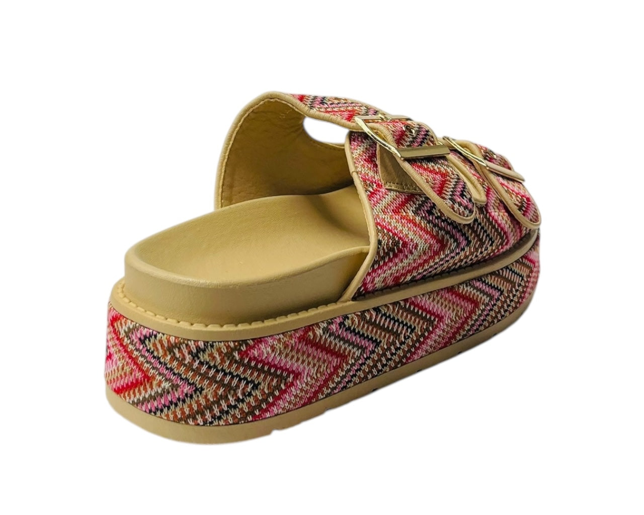 Platform Buckle Strap Sandals