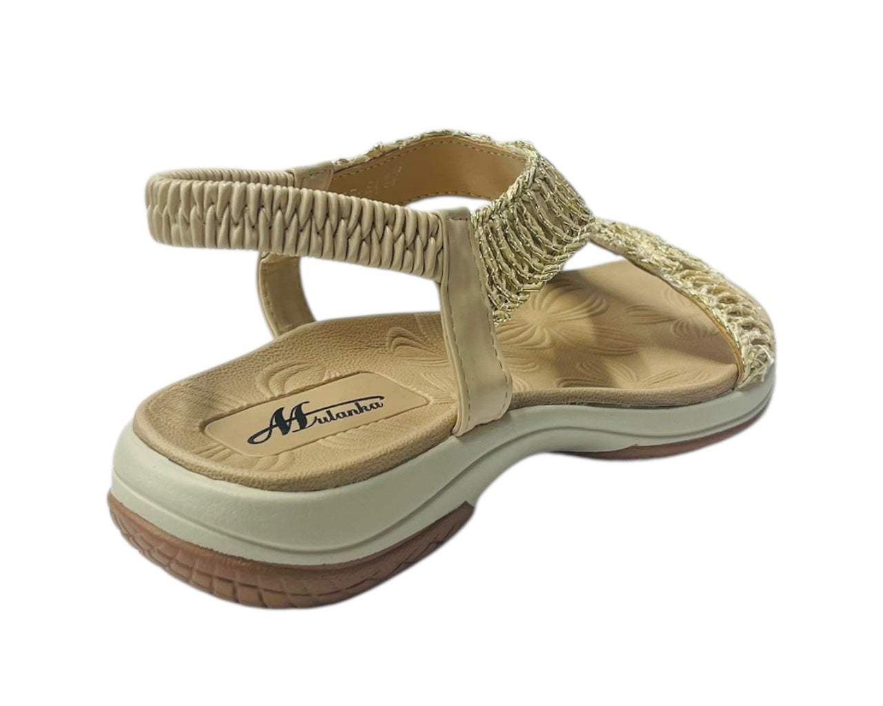 Elastic Ankle Strap Comfy Sandals