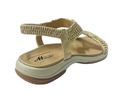 Elastic Ankle Strap Comfy Sandals