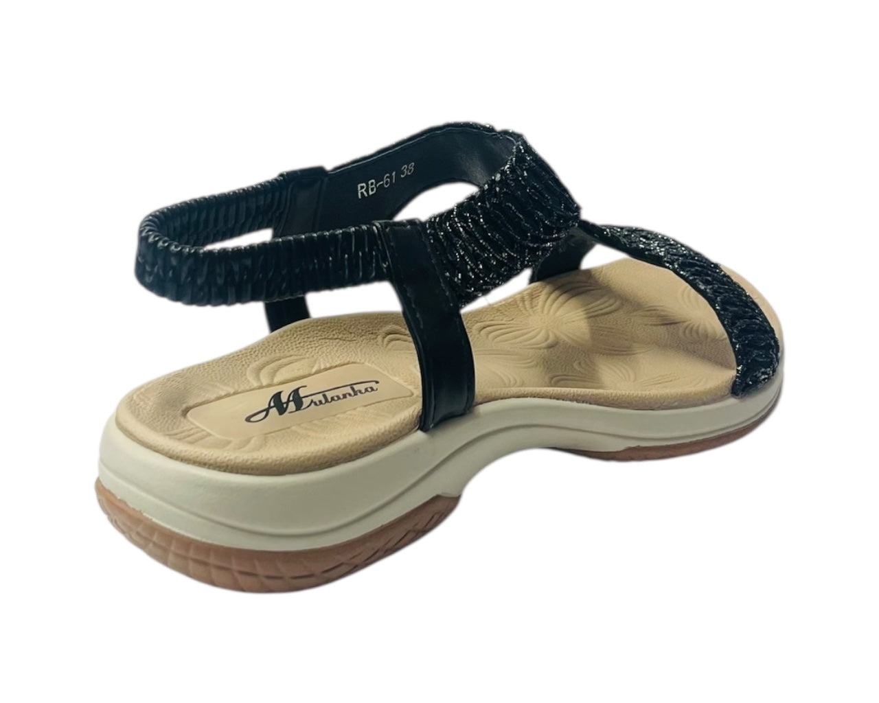 Elastic Ankle Strap Comfy Sandals