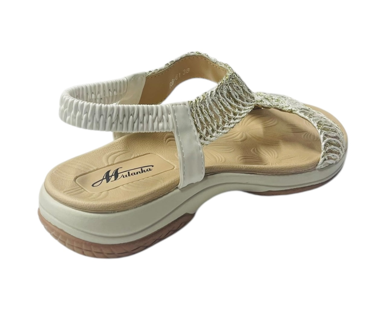 Elastic Ankle Strap Comfy Sandals