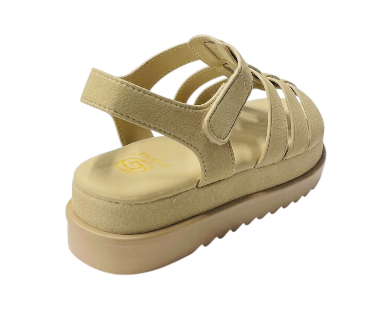 Platform Padded Strappy Sandals