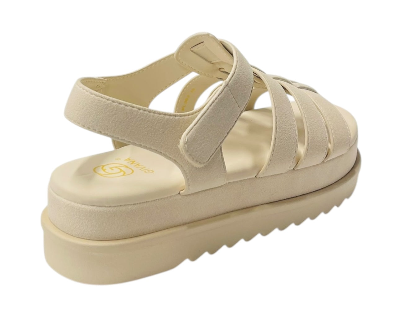 Platform Padded Strappy Sandals