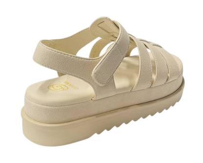 Platform Padded Strappy Sandals