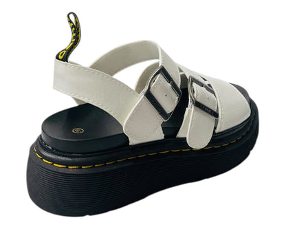 Ankle Strap Padded Platform Sandals