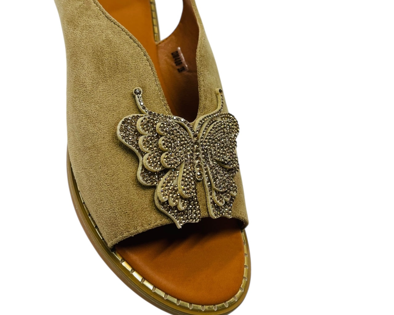 Ankle Strap Flat Sole Butterfly Sandals