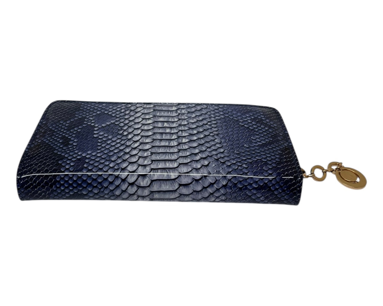 Snake Skin Print Wallet Card Slots Coin Purse