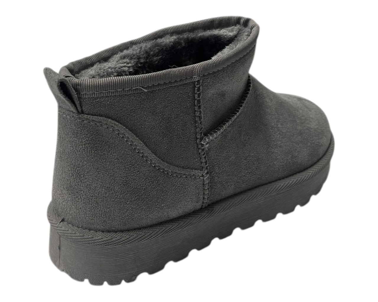 Faux Fur Lining Mini Ankle Boots