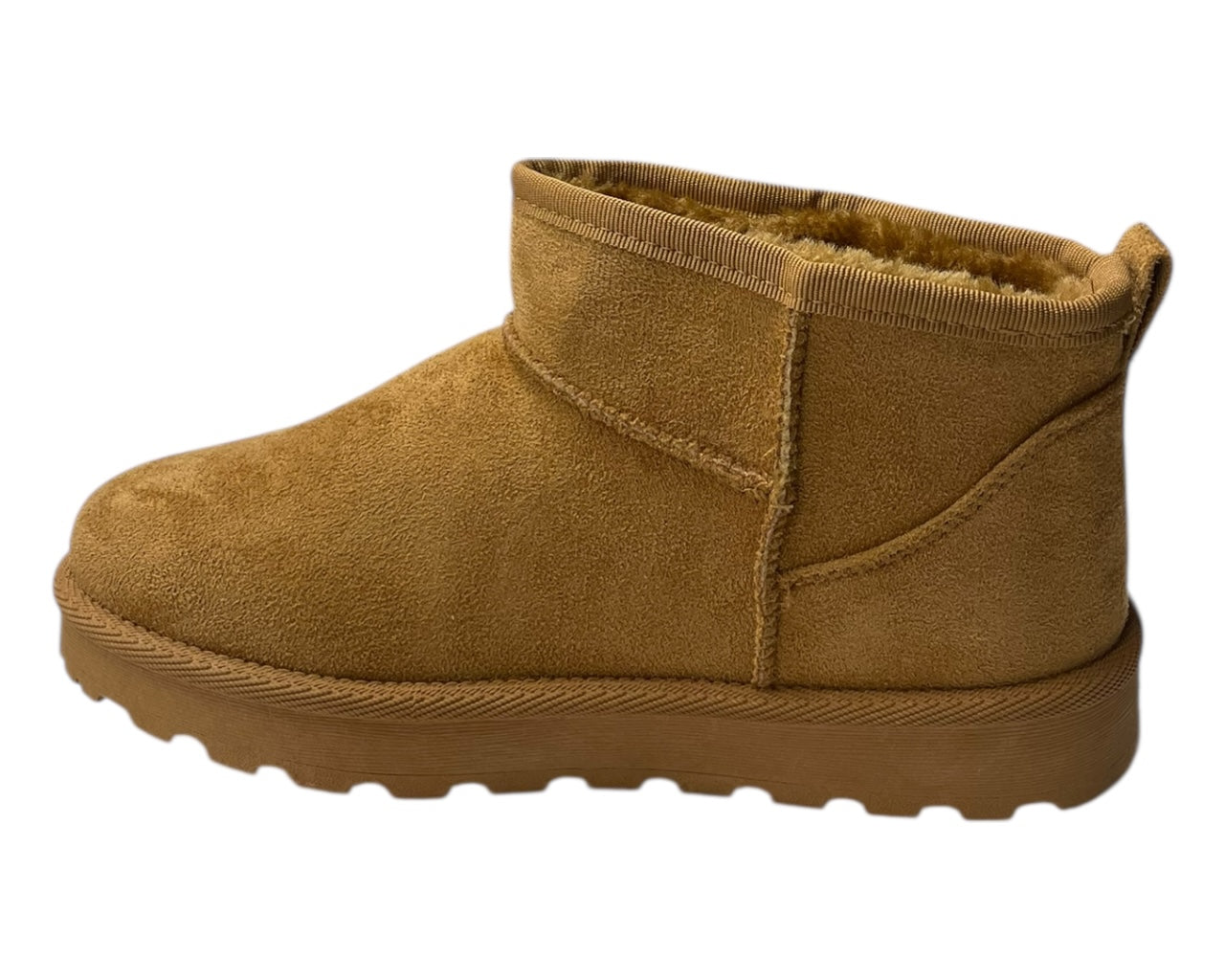 Faux Fur Lining Mini Ankle Boots