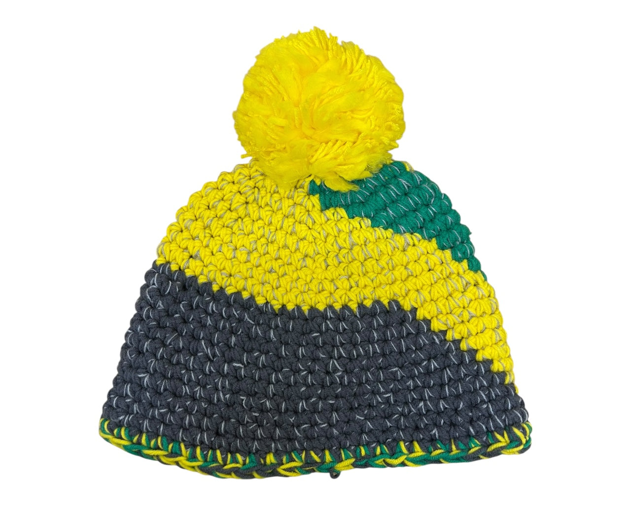 Unisex Hand Made Knitted Beanie Bobble Hat