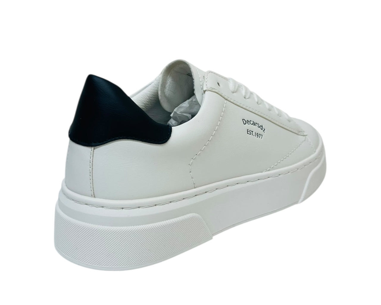 Faux Leather Casual Lace Up Trainers