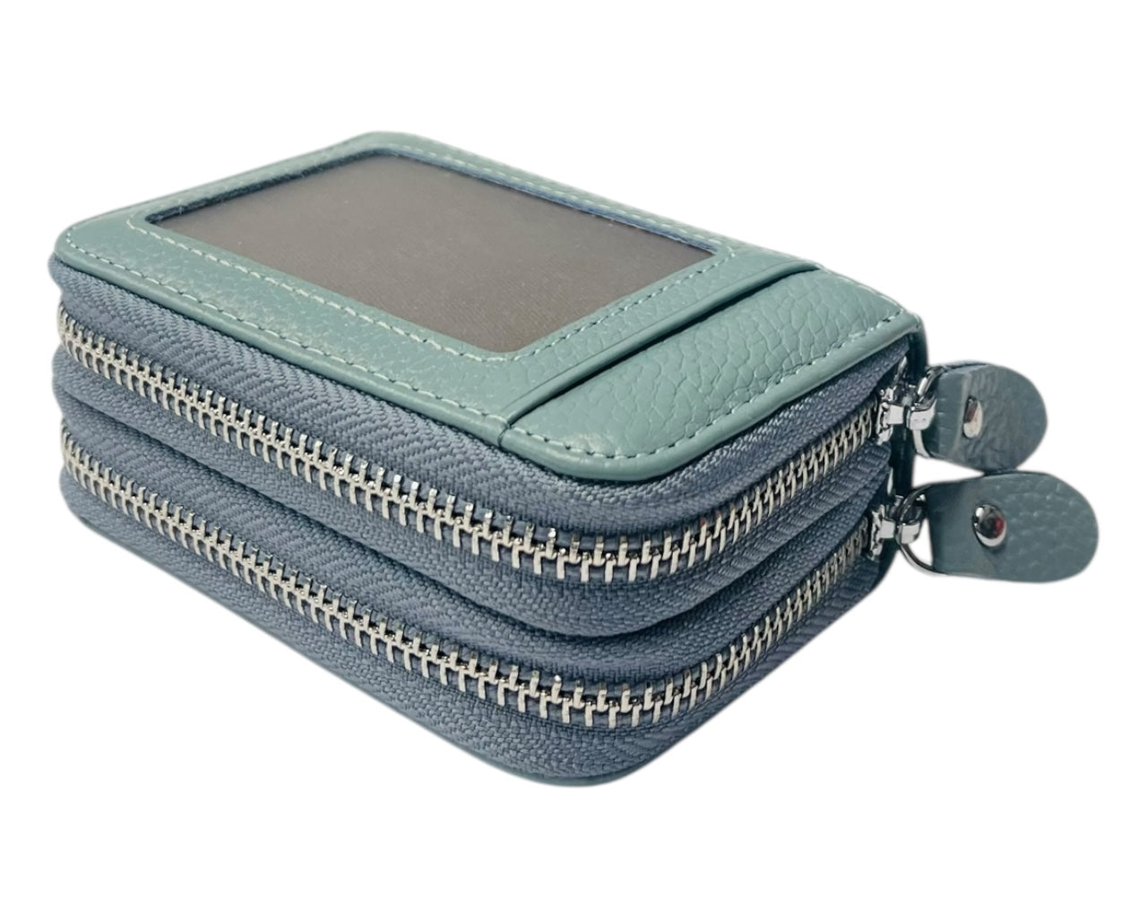 Superbia Genuine Leather RFID Blocking Zip Wallet