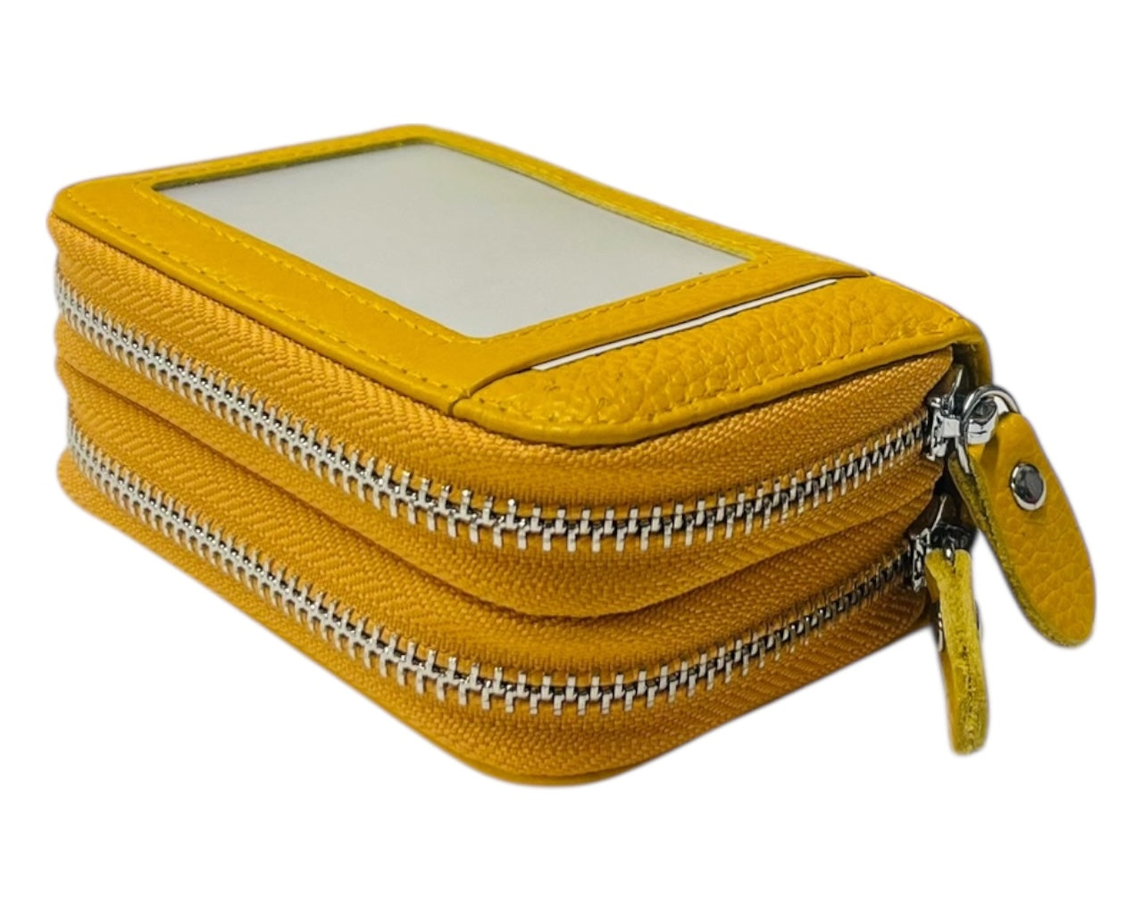 Superbia Genuine Leather RFID Blocking Zip Wallet