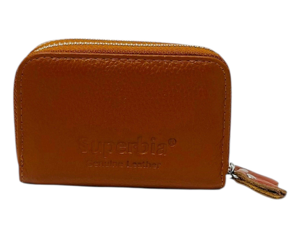 Superbia Genuine Leather RFID Blocking Zip Wallet