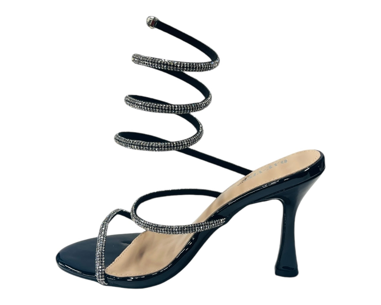 Rhinestone Snake Anklet High Heel Shoes