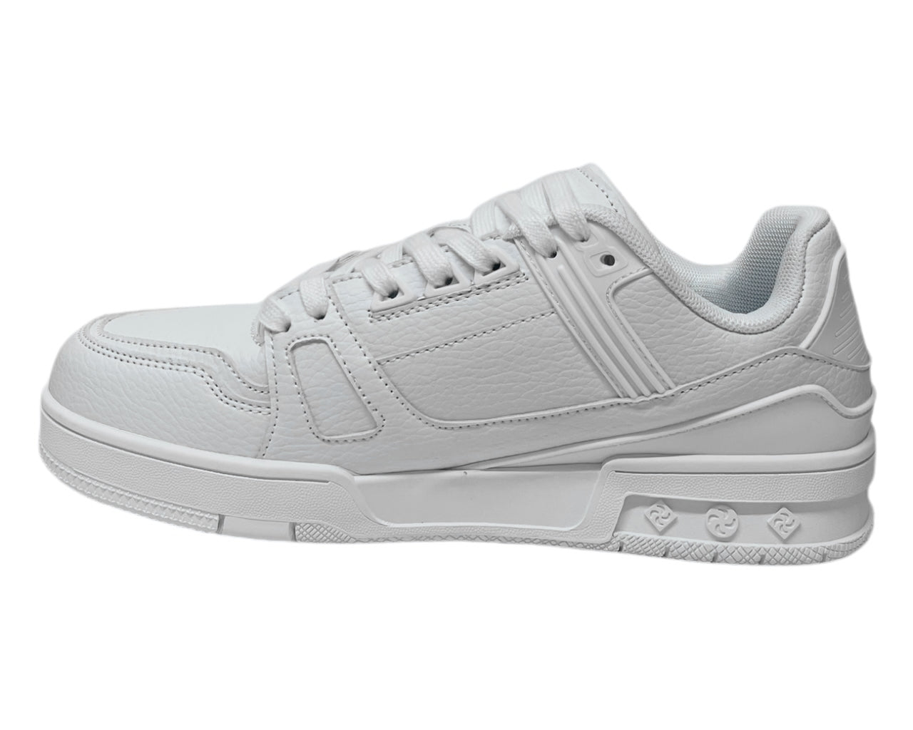 Casual Faux Leather Lace Up Trainers