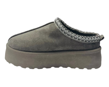 Faux Fur Lined Aztec Platform Shoes