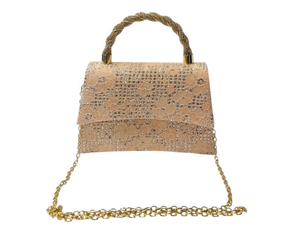 Diamante Glitter Clutch Tote Bag