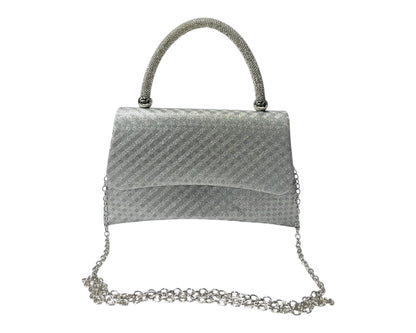 Diamante Glitter Clutch Tote Bag
