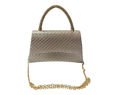 Diamante Glitter Clutch Tote Bag