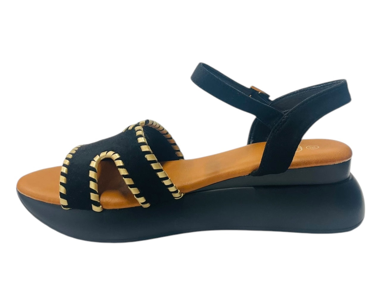 Lightweight Ankle Strap Padded Wedge Sandals