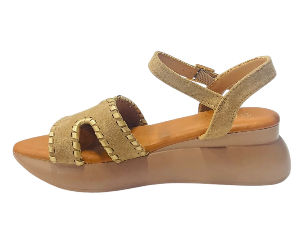 Lightweight Ankle Strap Padded Wedge Sandals