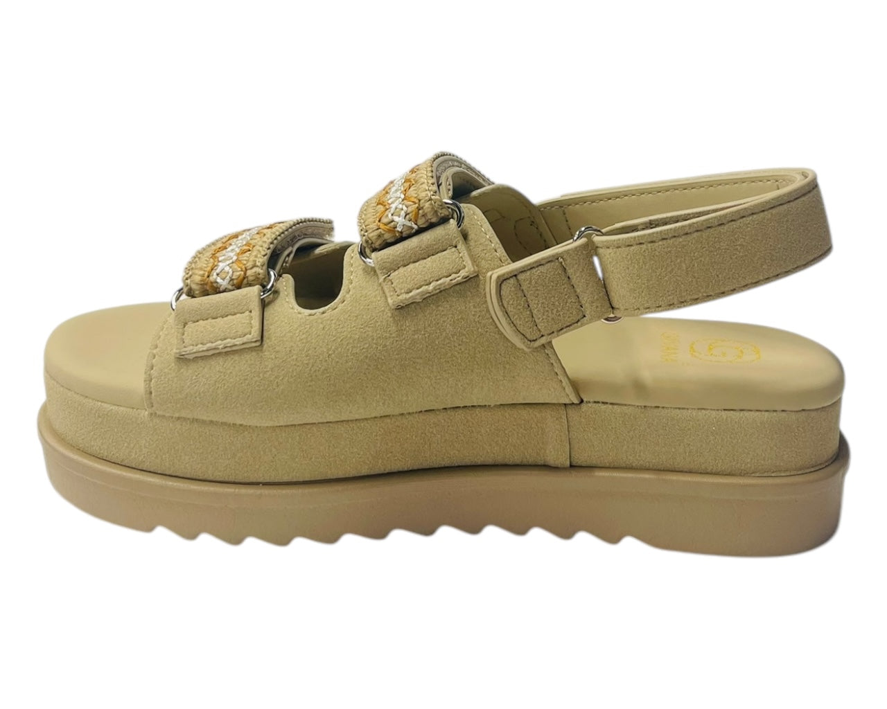 Double Strap Chunky Sole Sandals