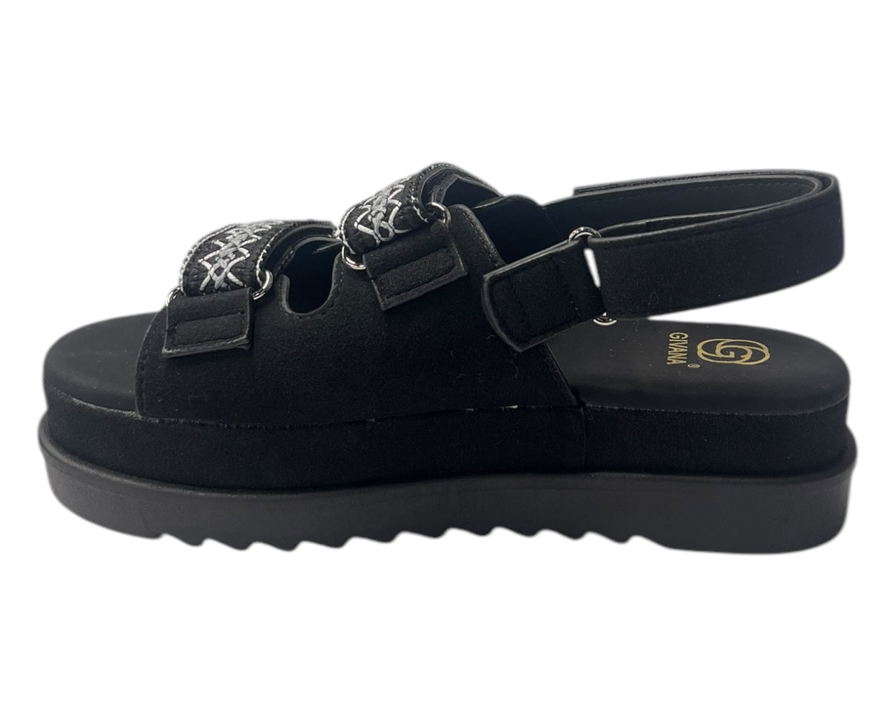 Double Strap Chunky Sole Sandals