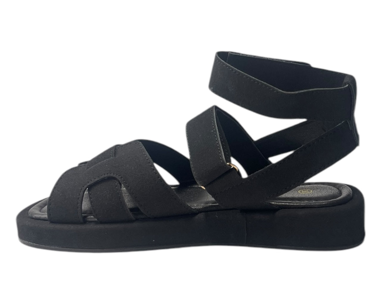 Flat Sole Padded Strappy Sandals