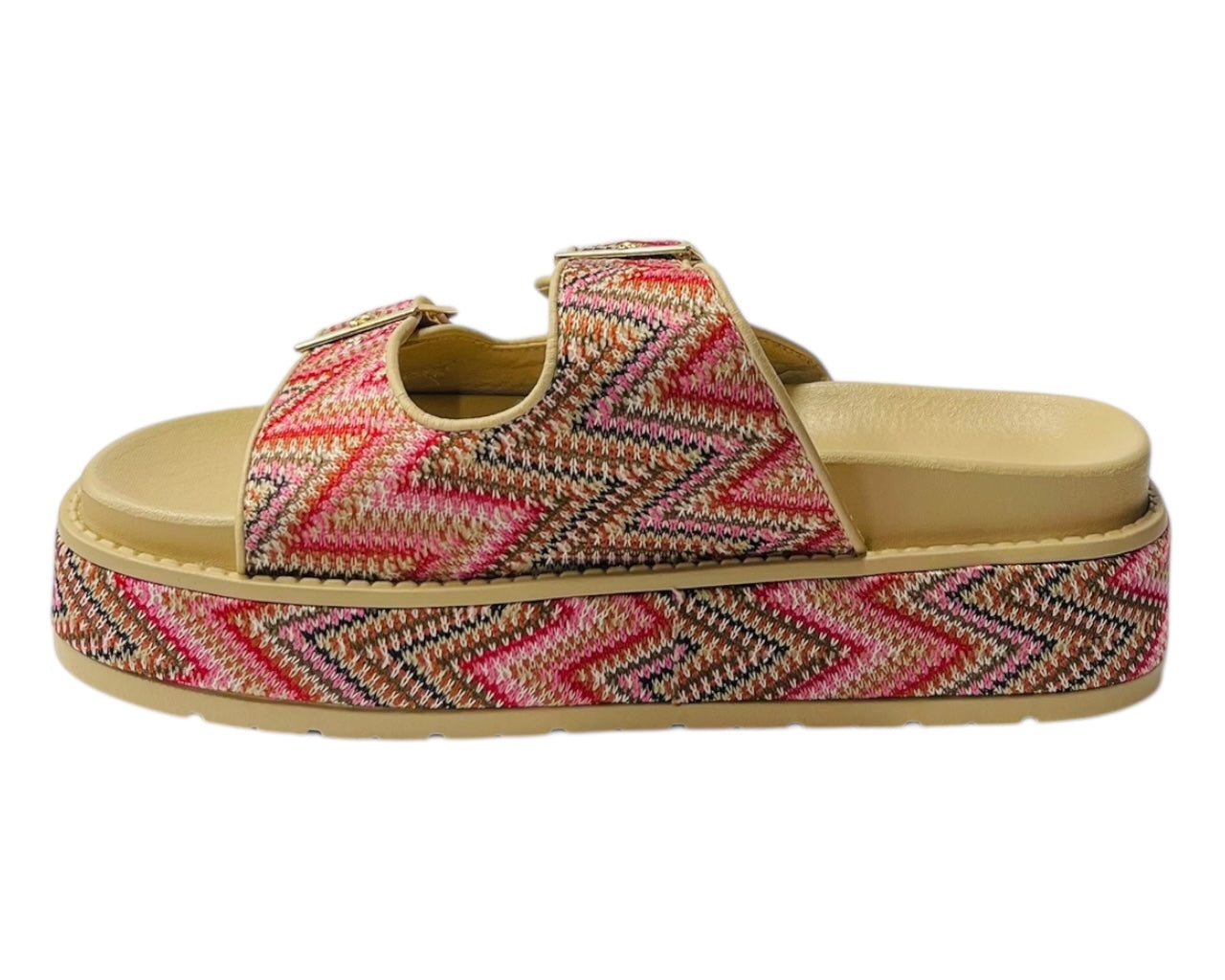 Platform Buckle Strap Sandals