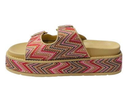 Platform Buckle Strap Sandals