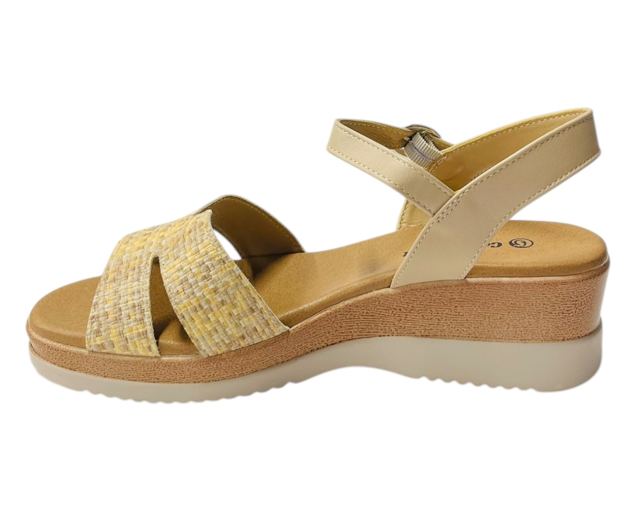 Padded Insole Ankle Strap Wedge Sandals