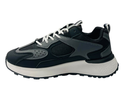 Chunky Sole Mesh Lace Up Trainers