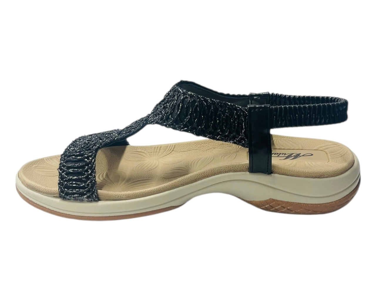 Elastic Ankle Strap Comfy Sandals