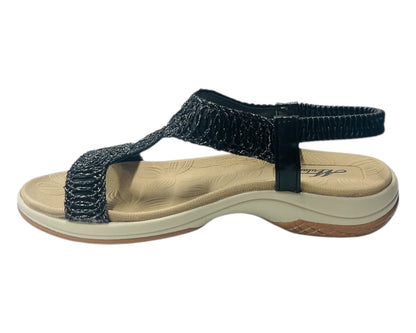 Elastic Ankle Strap Comfy Sandals