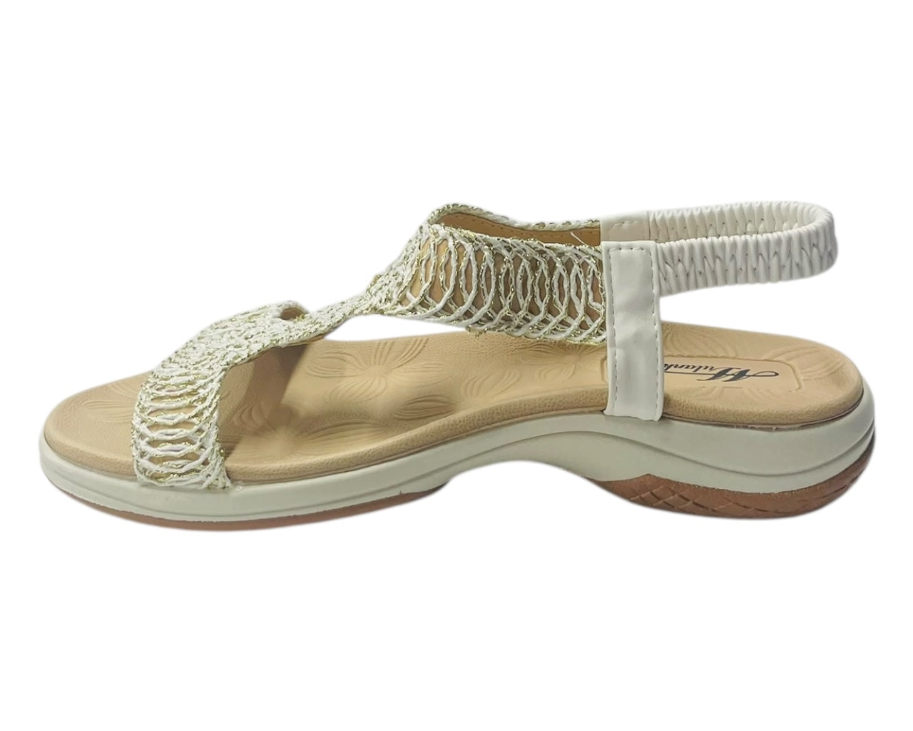 Elastic Ankle Strap Comfy Sandals