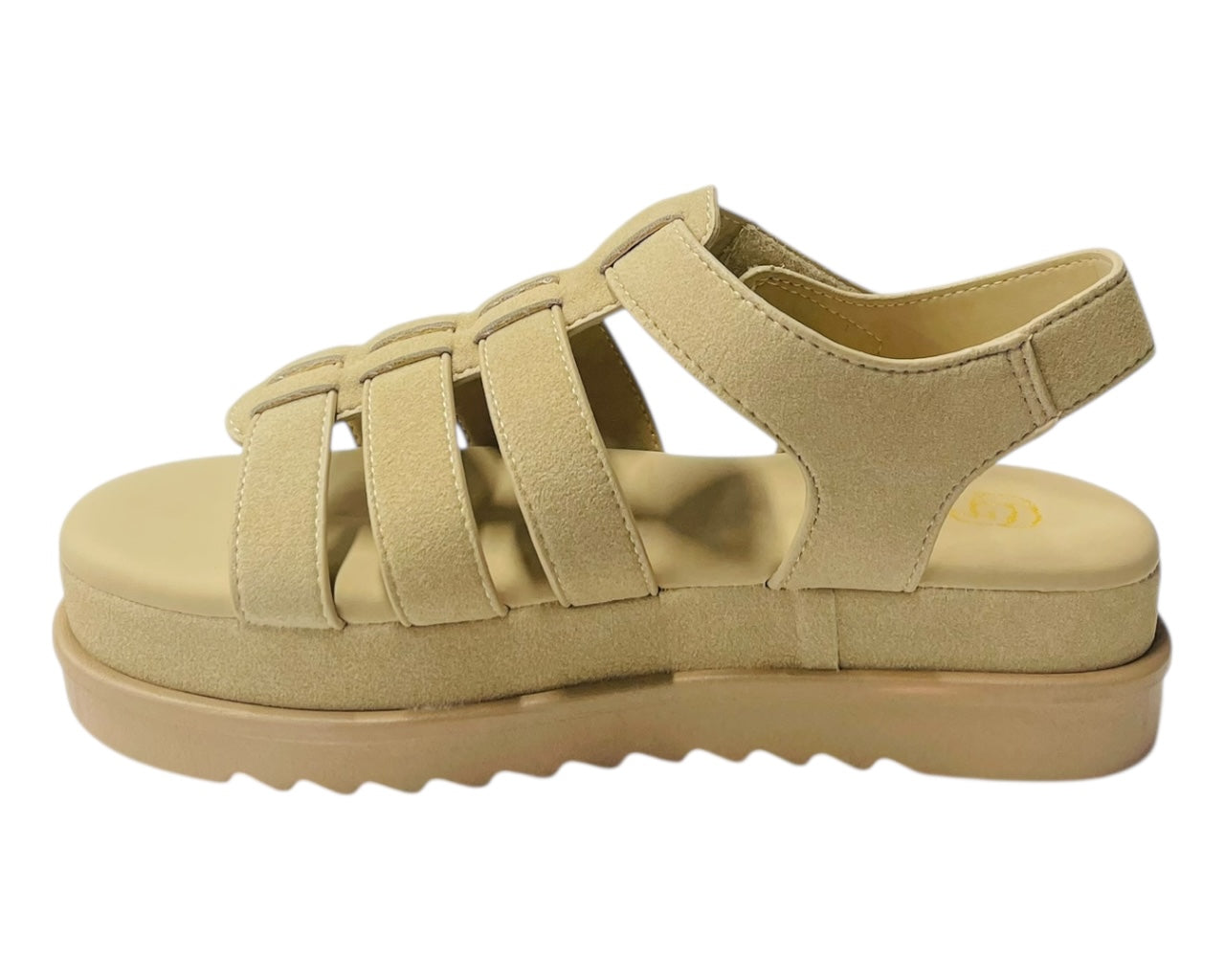 Platform Padded Strappy Sandals