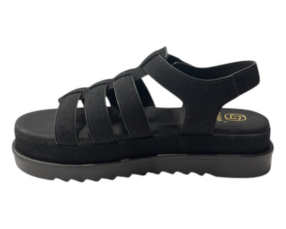 Platform Padded Strappy Sandals