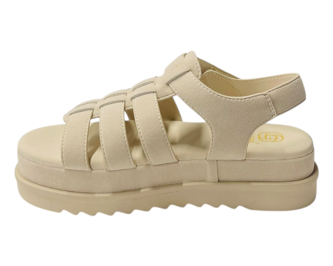 Platform Padded Strappy Sandals
