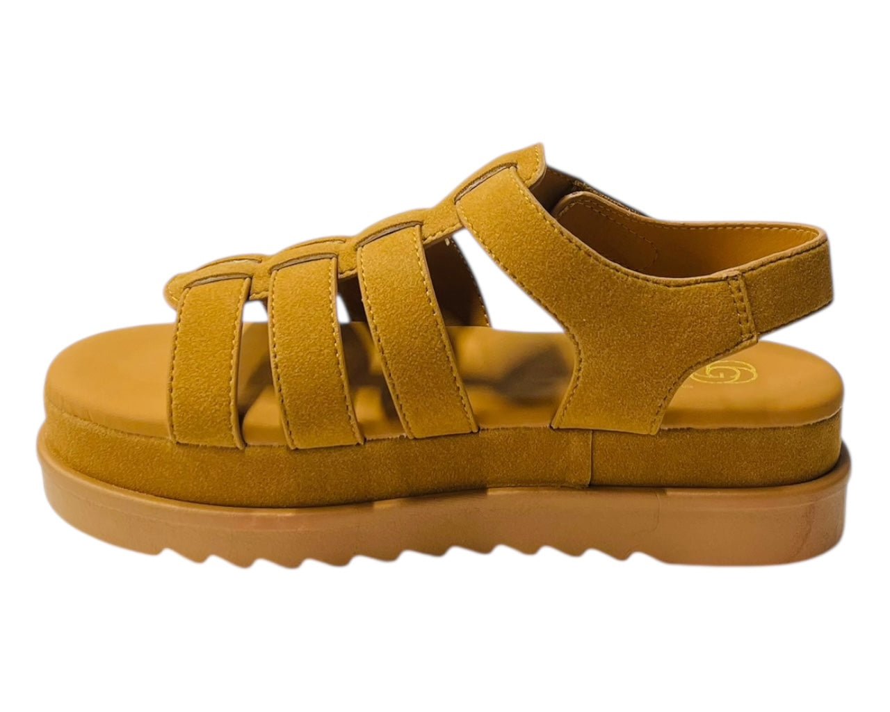 Platform Padded Strappy Sandals