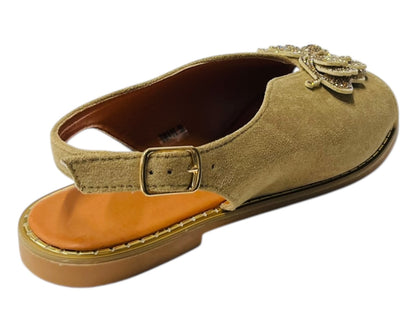 Ankle Strap Flat Sole Butterfly Sandals