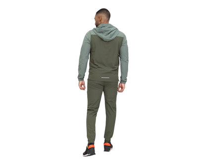 Colour Block Hooded Tech Tracksuit