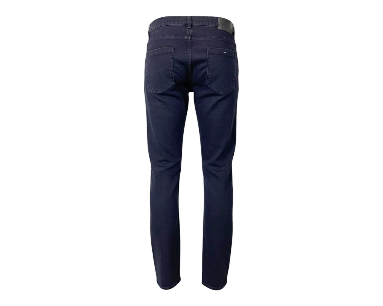 Regular Fit Zip Fly Dark Blue Jeans