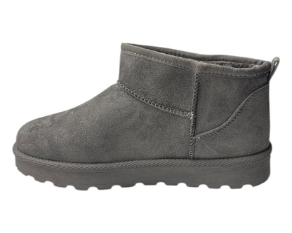 Faux Fur Lining Mini Ankle Boots