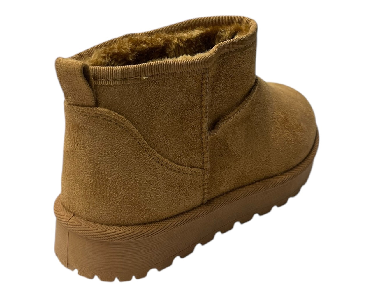 Faux Fur Lining Mini Ankle Boots