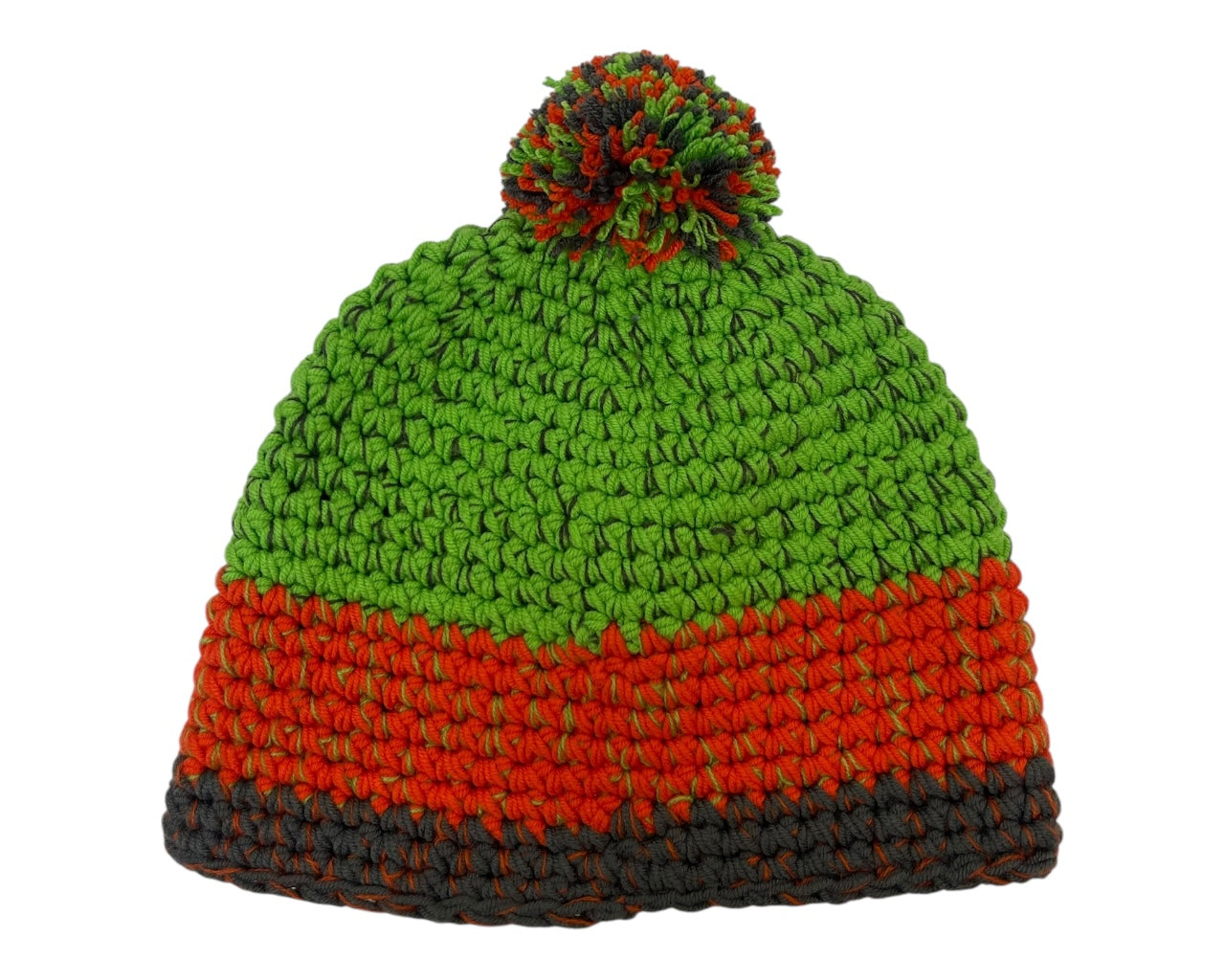 Unisex Hand Made Knitted Beanie Bobble Hat