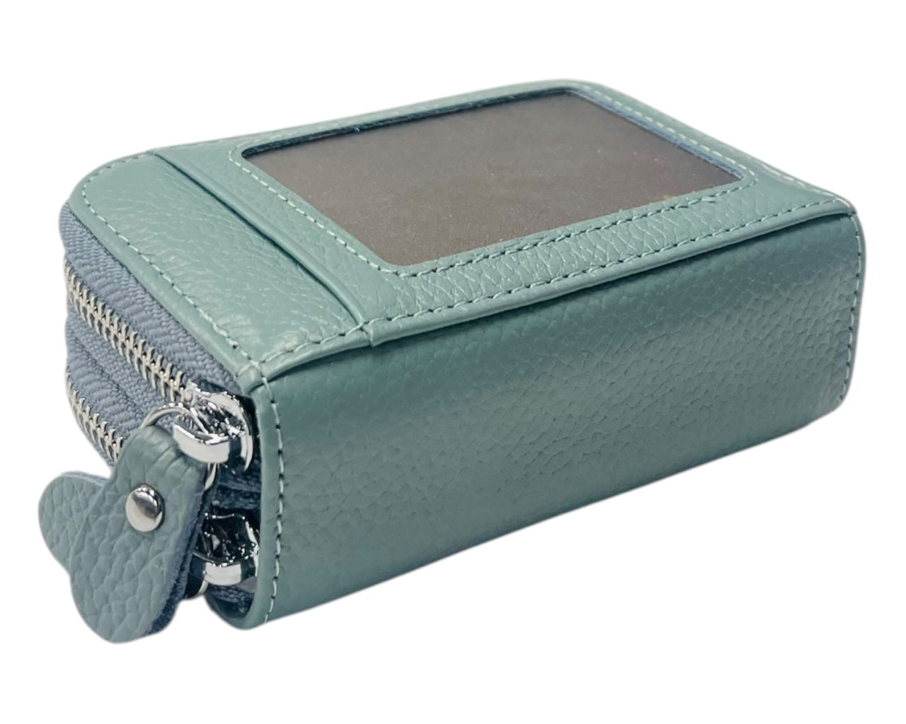 Superbia Genuine Leather RFID Blocking Zip Wallet