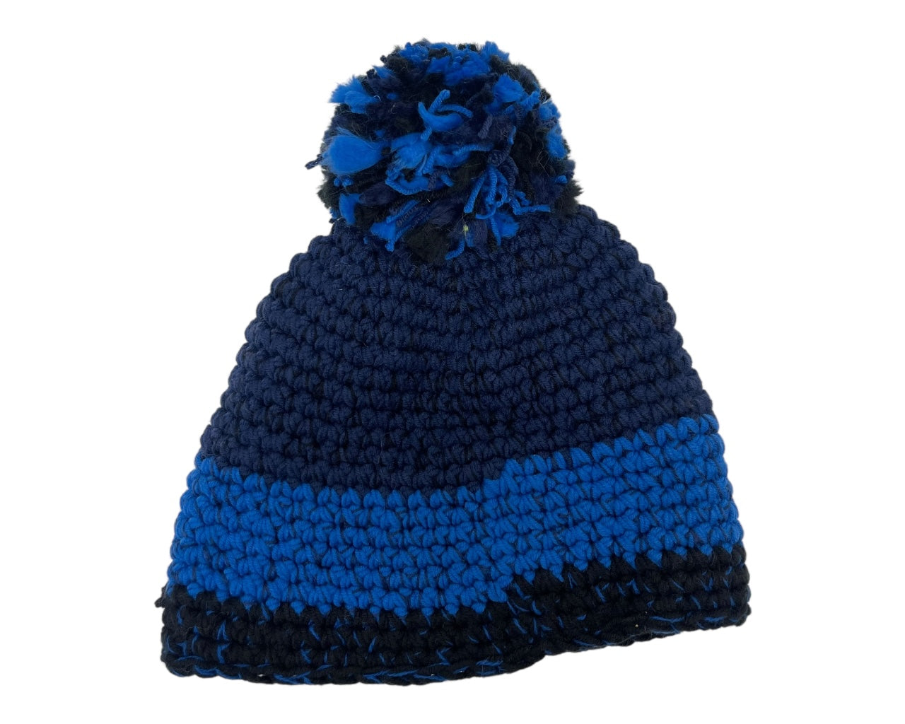 Unisex Hand Made Knitted Beanie Bobble Hat