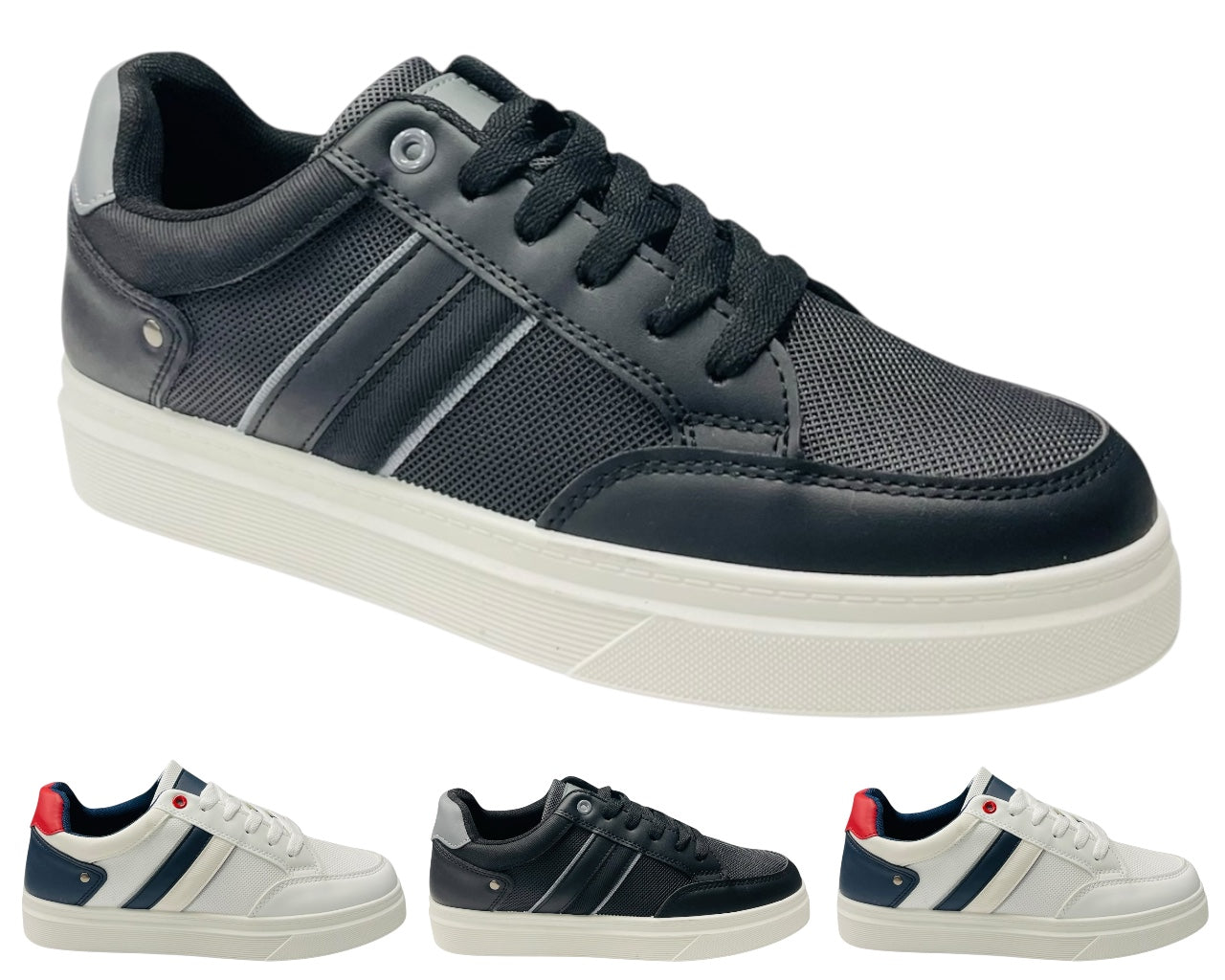 Casual Flat Sole Lace Up Trainers