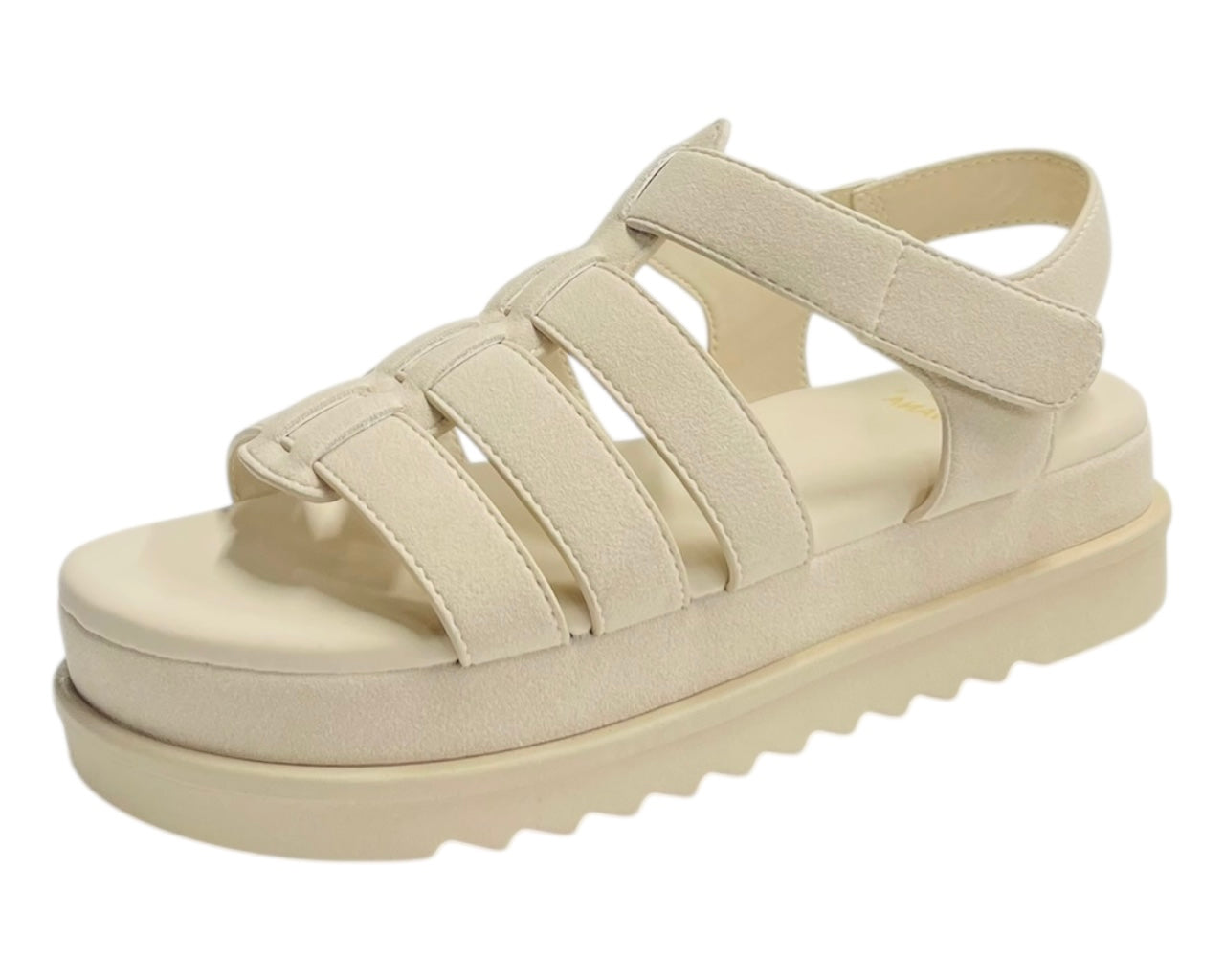 Platform Padded Strappy Sandals